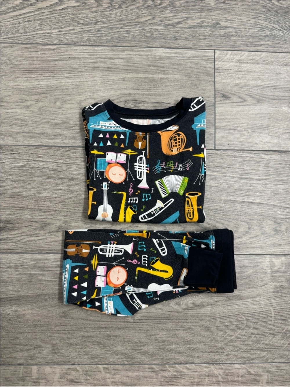 Little sleepies musical instrument pajamas